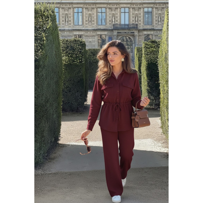 Co-rd Set Maroon