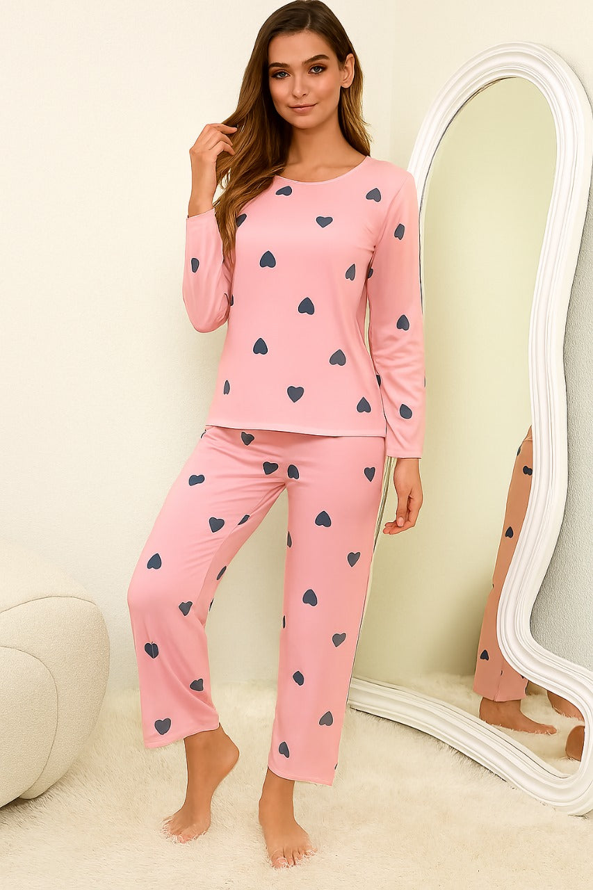 Small Heart Print Full Sleeves